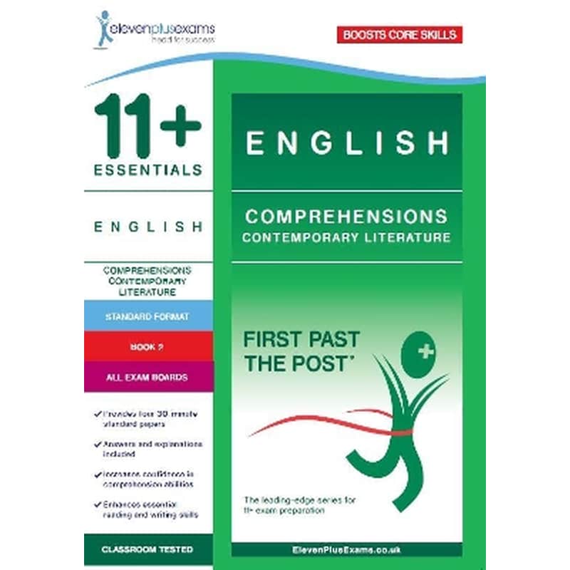 11+ Essentials English: Comprehensions Contemporary Literature Book 2