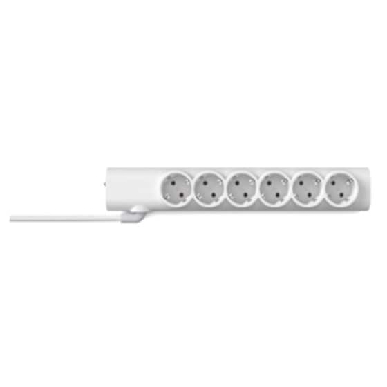 Πολύπριζο Crystal Audio Elegance PSEL6S 6 Θέσεων 1.5m - Λευκό image 0