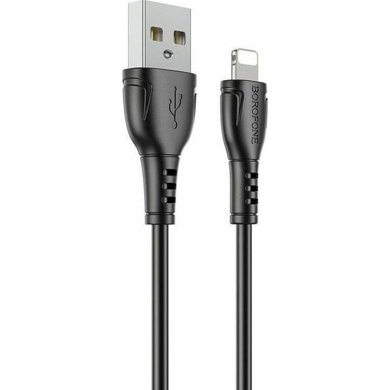 BOROFONE Καλώδιο Σύνδεσης Borofone Bx51 Triumph Usb Σε Lightning 2.4a 1μ Μαύρο