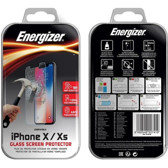 Προστατευτικό οθόνης Apple iPhone X/iPhone XS/iPhone 11 Pro - Energizer Tempered Glass 0.33mm 9Η image 0