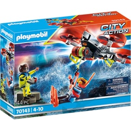 PLAYMOBIL® City Action Διάσωση Δύτη με Drone (70143)