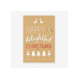 Χριστουγεννιάτικη Κάρτα Legami Happy and Delightful Christmas - 11.5x17cm