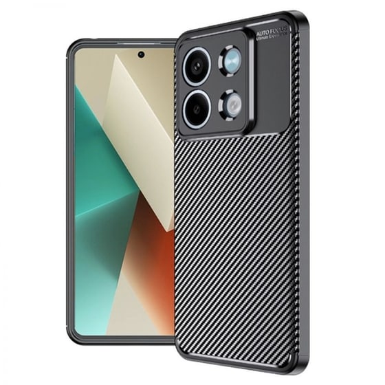 Θήκη Xiaomi Redmi Note 13 5G - Ancus AutoFocus Carbon Fiber - Black image 0