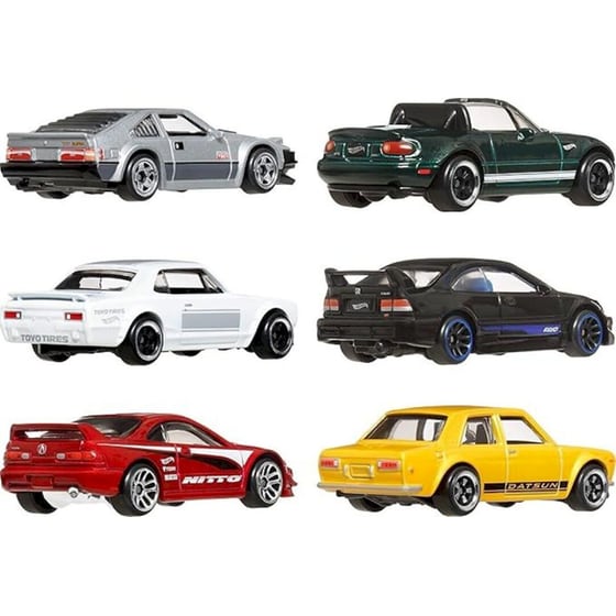 Αυτοκινητάκια Hot Wheels Streets of Japan 6 Τμχ (JBY77) image 2