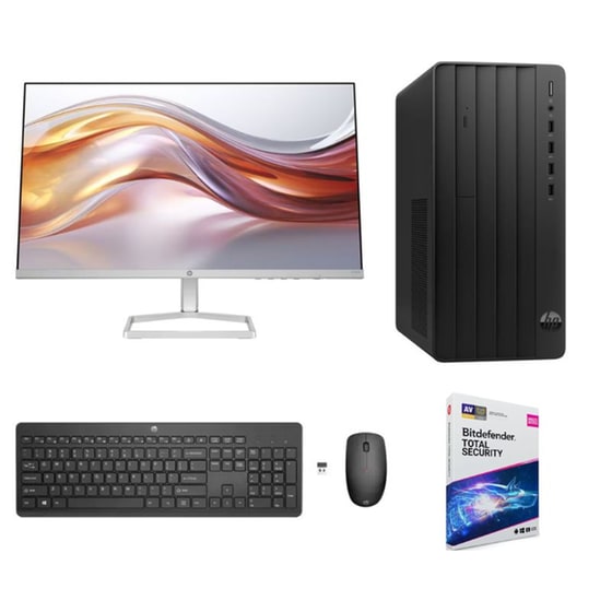 Desktop HP Pro Tower 290 (Core i7-13700/16GB/512GB SSD/UHD Graphics 770/Win11Pro) & HP S5 524SF Monitor 24'' & HP 230 Ασύρματο Πληκτρολόγιο/Ποντίκι & BitDefender Total Security image 0