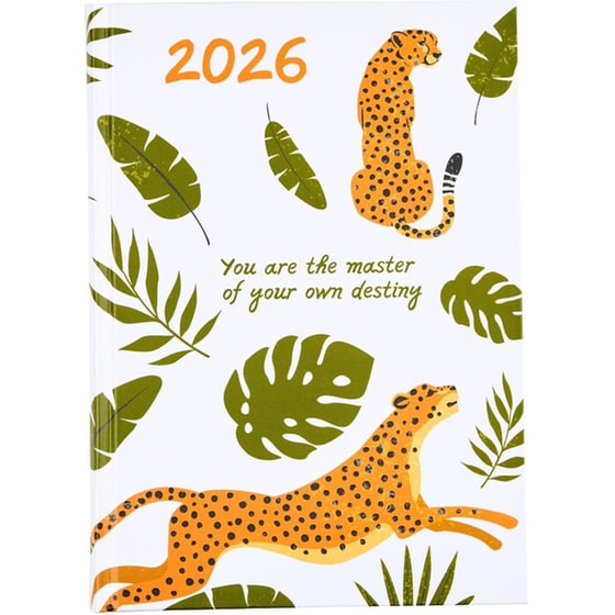 Ημερολόγιο Ημερήσιο Coolbee 2026 Tropical Leaves 14.5x20.5cm image 0