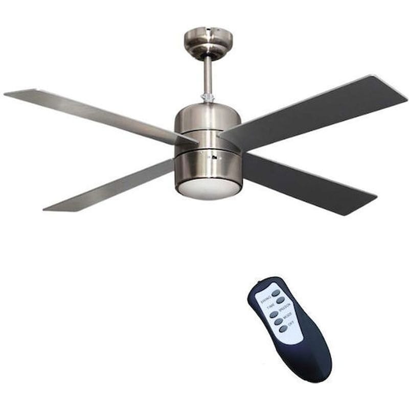 BORMANN ELITE BFN6110 Ανεμιστηρας Οροφης Με Φως 70W Ασημί