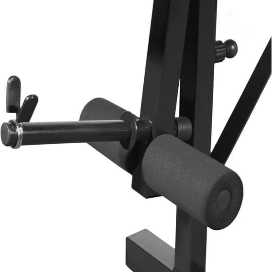 Σετ Ρυθμιζόμενος Πάγκος Γυμναστικής VidaXL 156x123cm - Μαύρος image 3