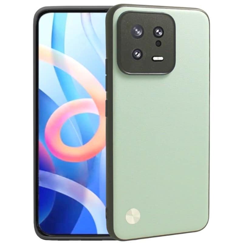 BODYCELL Θήκη Xiaomi 13 - Bodycell Vegan Cover Σκληρή - Light Green (5206015077234)