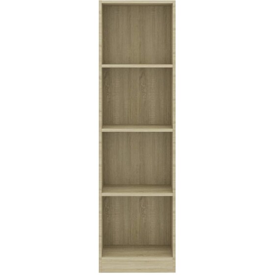 Βιβλιοθήκη VidaXL από Μοριοσανίδα 40x24x142 cm - Μπεζ/Sonoma image 1