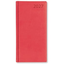 Ημερολόγιο Εβδομαδιαίο Letts 2027 A6 Verona Slim Red