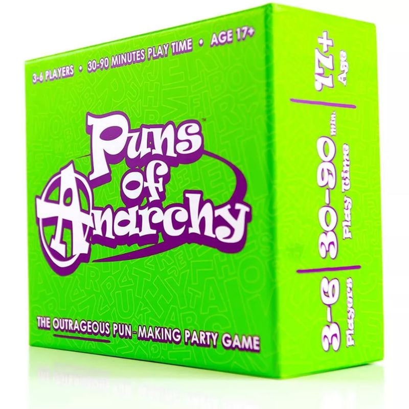 EVAN AND JOSH'S VERY SPECIAL GAMES COMPANY Puns Of Anarchy Board Game, English Edition, 3-6 Players, 17+ Y.o