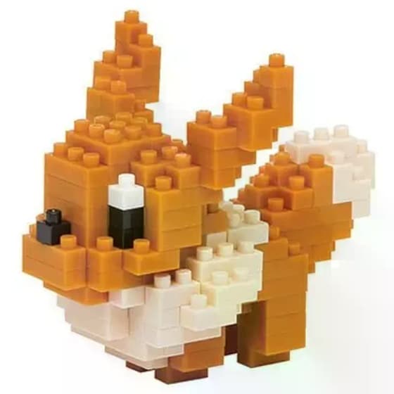 Bandai Nanoblock Pokemon Eevee Φιγούρα Κατασκευής 10cm image 0