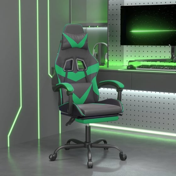 Καρέκλα Gaming VIDAXL 349558 με Υποπόδιο από Τεχνητό Δέρμα image 8