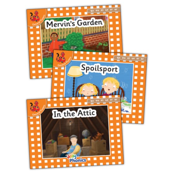 Jolly Phonics Orange Level Readers Set 7 image 0
