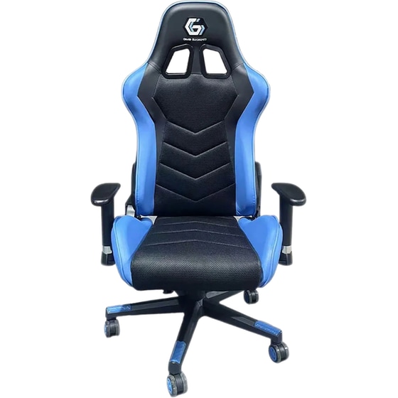 Καρέκλα Gaming Gembird GC-01 από PVC - Μαύρη/Μπλε image 0