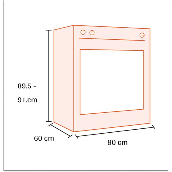 BERTAZZONI HER96L2EAVT 58 / 33 Lt Μαύρο Κουζίνα Μεικτή Αερίου image 1