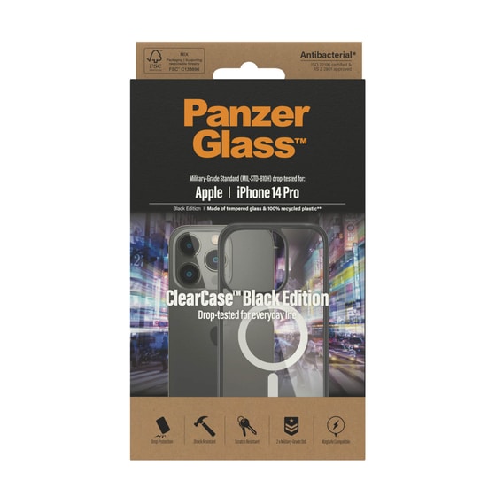 Θήκη Apple iPhone 14 Pro - PanzerGlass ClearCase Magsafe - Transparent image 2