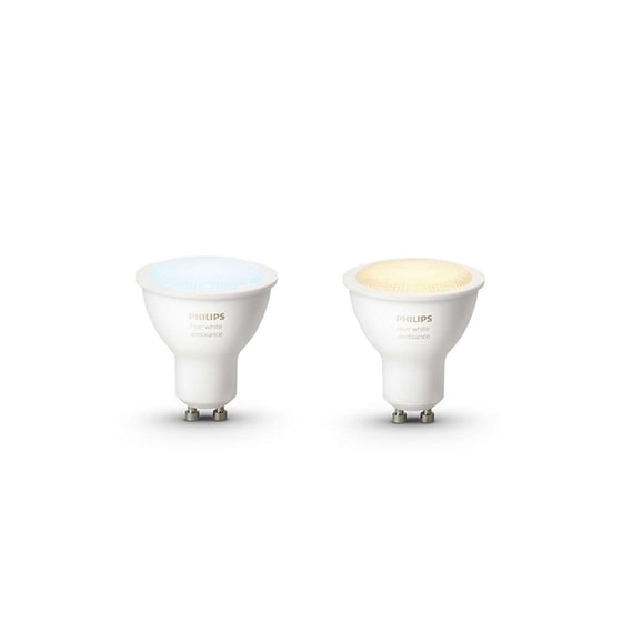 Έξυπνη Λάμπα Philips HUE Ambiance GU10 Dual Pack image 1