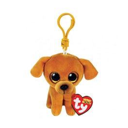 Λούτρινο Ty Beanie Boos Zuzu Χνουδωτό Κλιπ Σκυλάκι Καφέ 8.5 cm