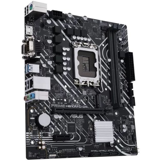 Asus Prime H610M-D D4 Intel H610 Micro ATX με Socket Intel 1700 image 2