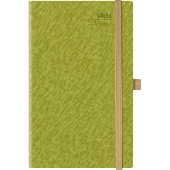 Ημερολόγιο Ημερήσιο 2026 Θεοφύλακτος 12M Saffiano Smith Λαχανί image 0