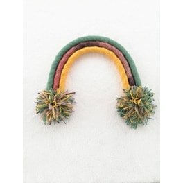 Χειροποίητο Διακοσμητικό Τοίχου Macrame Feel Boho Ουράνιο Τόξο