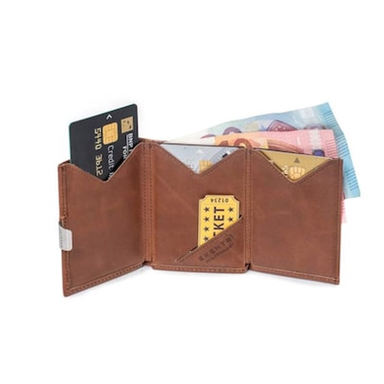 Πορτοφόλι Exentri Hazelnut Chess Exw024 image 4