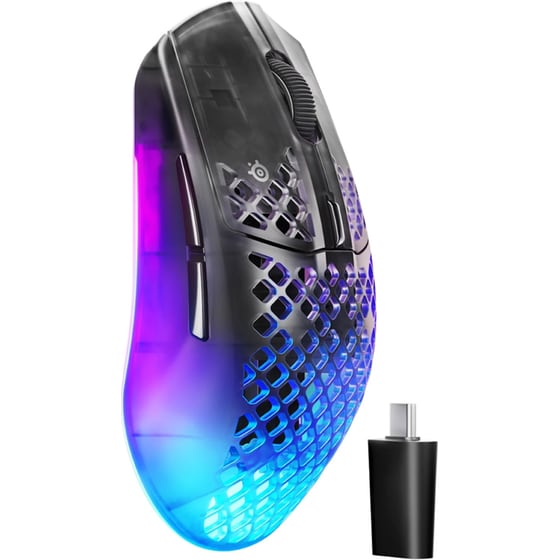 MOUSE STEELSERIES AEROX 3 GEN 2 BLK WRLS image 0