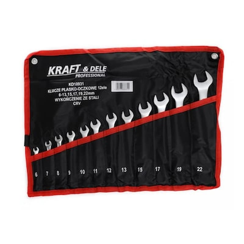 KRAFT&amp;DELE Σετ Γερμανικά Κλειδιά Cr-v 12 Τμχ Kraft Dele Kd-10931