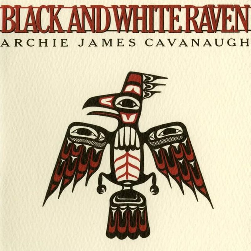 Black And White Raven (White)