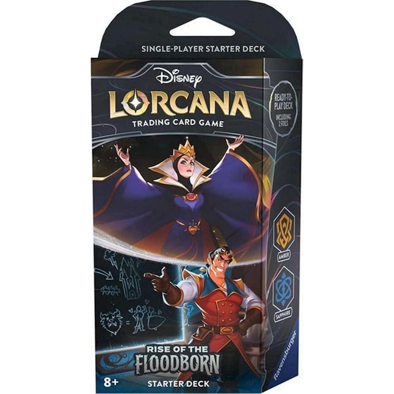 Lorcana Tcg - Rise Of The Floodborth: Starter Deck (Amber And Sapphire)