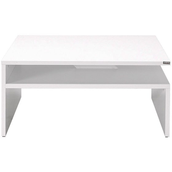 Τραπεζάκι Σαλονιού Spitishop από MDF 90x90x42cm - Λευκό image 1