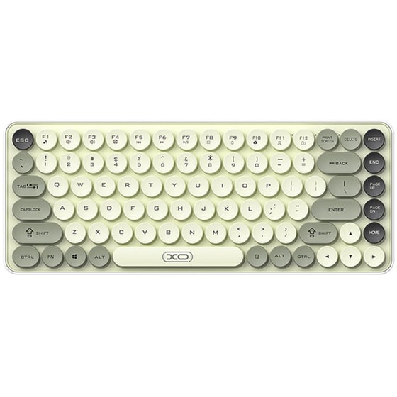 XO KB-12 Ασύρματο Bluetooth Πληκτρολόγιο Grey (US) image 0