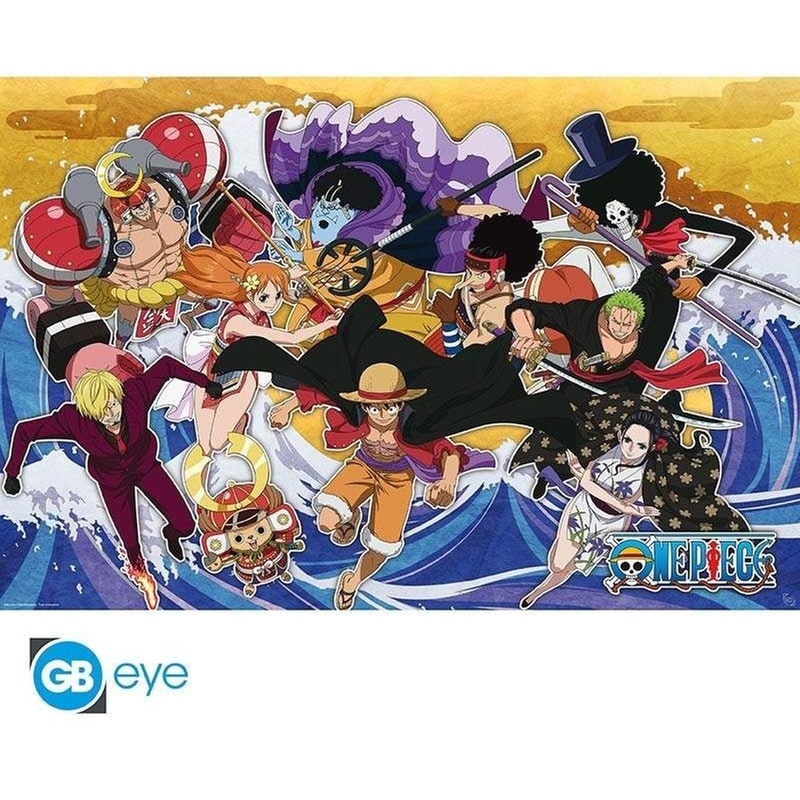 GBEYE Αφίσα One Piece The Crew In Wano Country Οριζόντια 92x61 cm