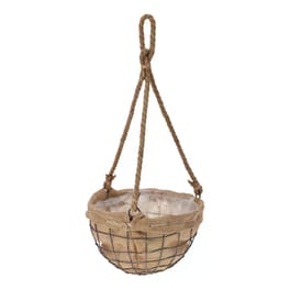 Κασπώ Κρεμαστό Spitishop K-M 138000810 από Γιούτα φ25x16 cm - Καφέ