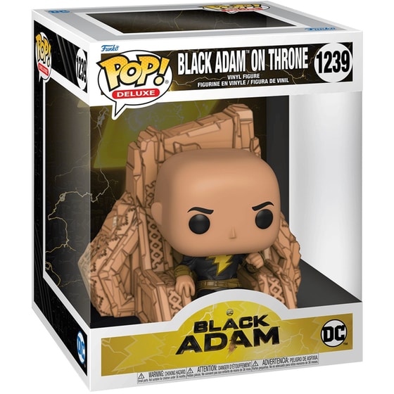 Funko Pop! Deluxe - Black Adam - Black Adam On Throne #1239 image 1
