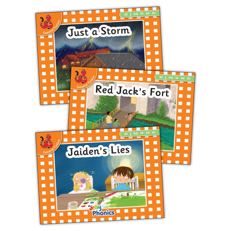 Jolly Phonics Orange Level Readers Set 4
