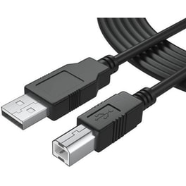 Καλώδιο δεδομένων Powertech USB 2.0 σε USB-B 1.5m - Μαύρο