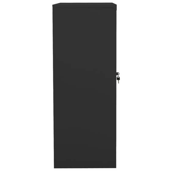 Ντουλάπα Γραφείου Vidaxl Ατσάλινη 90x40x105cm - Ανθρακί image 1