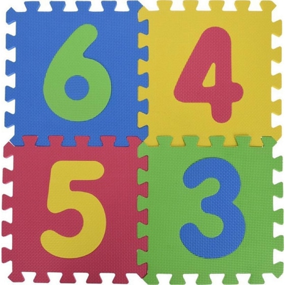 Spitishop Παιδικό Χαλάκι Δραστηριοτήτων Δαπέδου K-m Numbers image 0