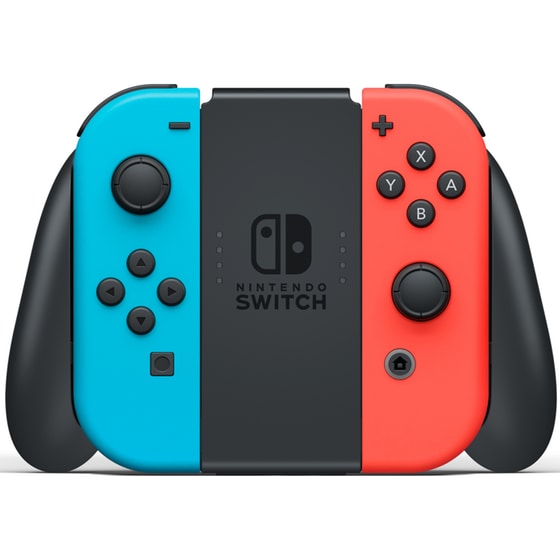 Nintendo Switch 2019 Neon Blue/Neon Red & Kirby's Return to Dream Land Deluxe image 4