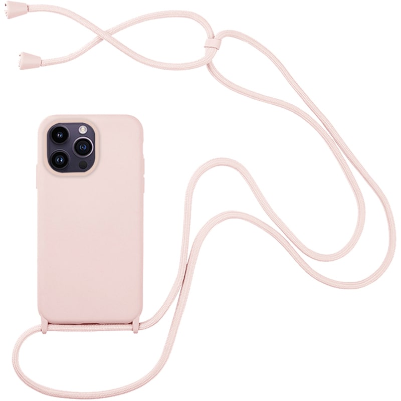 Θήκη Apple iPhone 14 Pro Max - My Colors CarryHang Strap - Ροζ