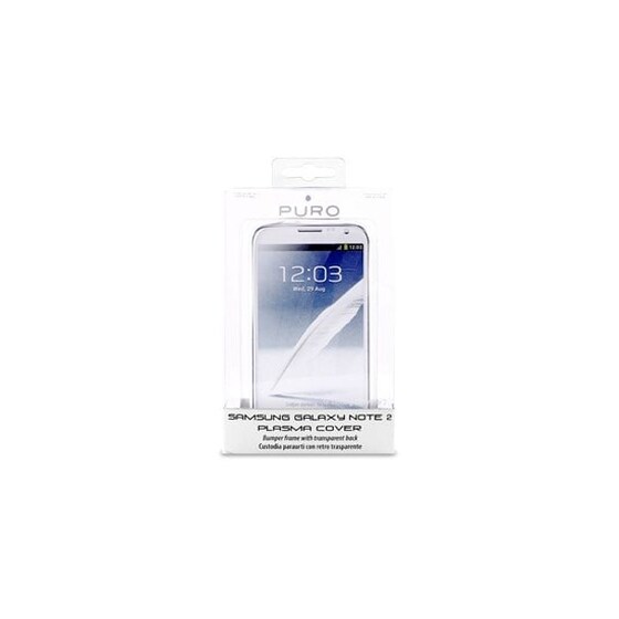 ΘΗΚΗ ΚΙΝ PURO GALAXY NOTE2 SILICON CLEAR image 4