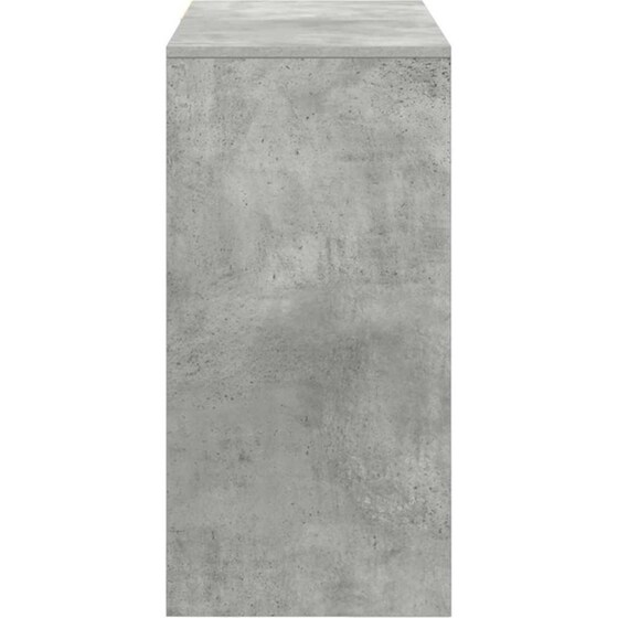 Γραφείο VidaXL από Επεξεργασμένο Ξύλο 90x37,5x75 cm - Γκρι Σκυροδέματος image 5