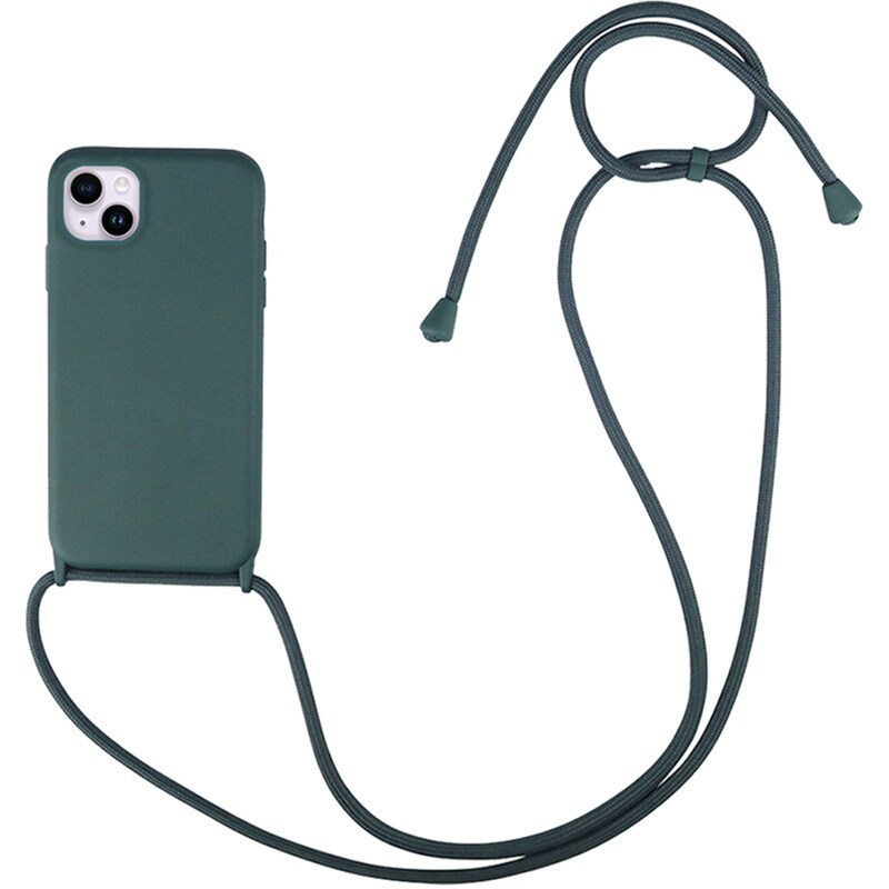 MY COLORS Θήκη Apple iPhone 14 Plus - My Colors CarryHang Strap - Πράσινο Σκούρο