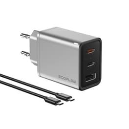 Φορτιστής Πρίζας ΕcoFlow Rapid  2x USB-C/1x USB-A 65W - Γκρί