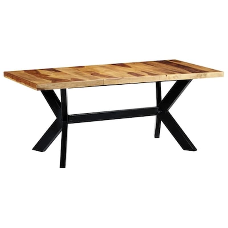 Vidaxl Τραπεζαρία 180 X 90 X 75 Εκ. Από Μασίφ Ξύλο Sheesham