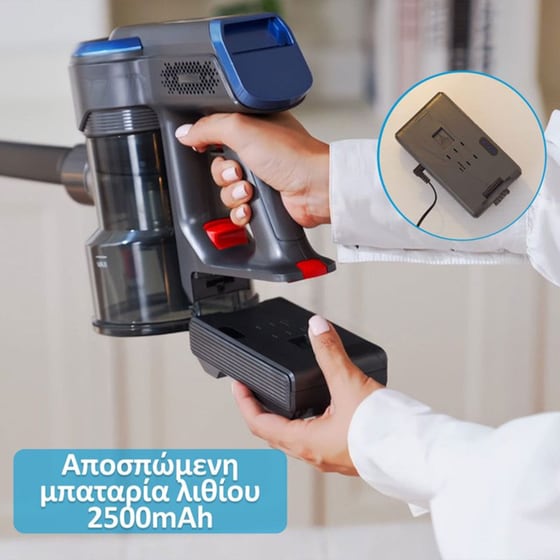 HOMEVERO HV-CVC400 400 W 1.2 L Μπλε Σκούπα Stick image 4