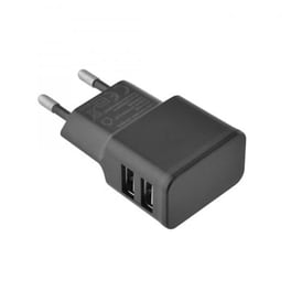 Φορτιστής Πρίζας Lamtech lam020748 2x Usb 2.4A - Black